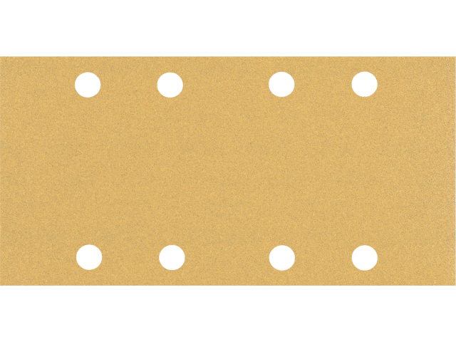 Brusni papir EXPERT Bosch z 8 luknjami za vibracijske brusilnike, Dimenzije: 93x186mm, Zrnatost: 100, 2608900874